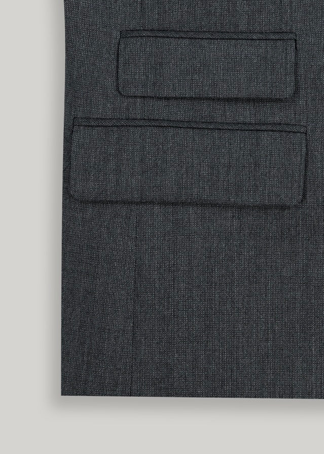 ELBORN | Marly Wool Single Jacket (Charcoal)