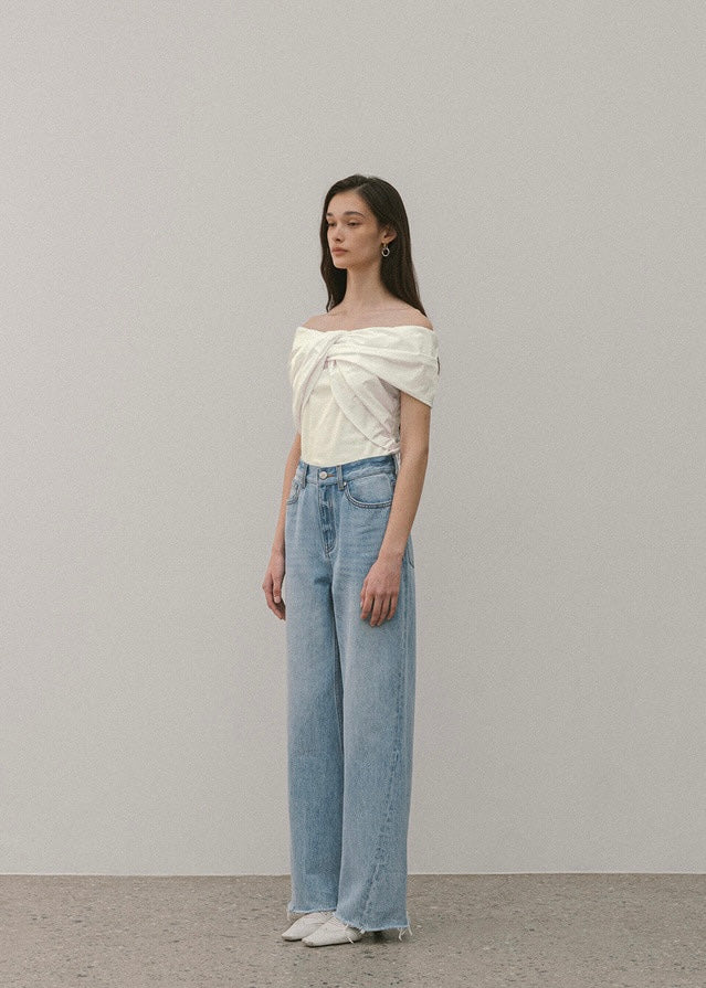 ELBORN | Vale Straight Denim Pants (Blue)