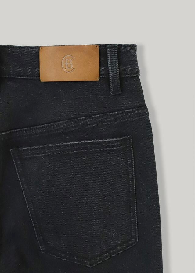 ELBORN | Kylie Straight Denim Pants (Dark Grey)