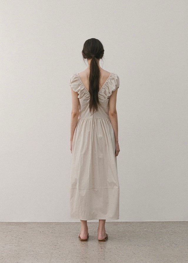 ELBORN | Jules Sleeveless Long Dress (Bleige)