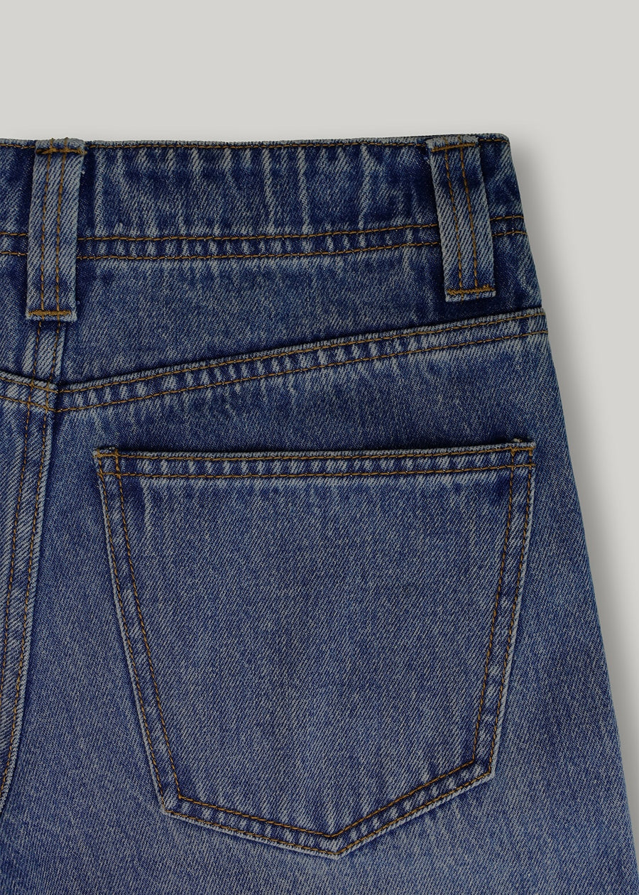 ELBORN | Leah Slim Wide Jeans (Deep blue) Expected ship to 11/21/2025
