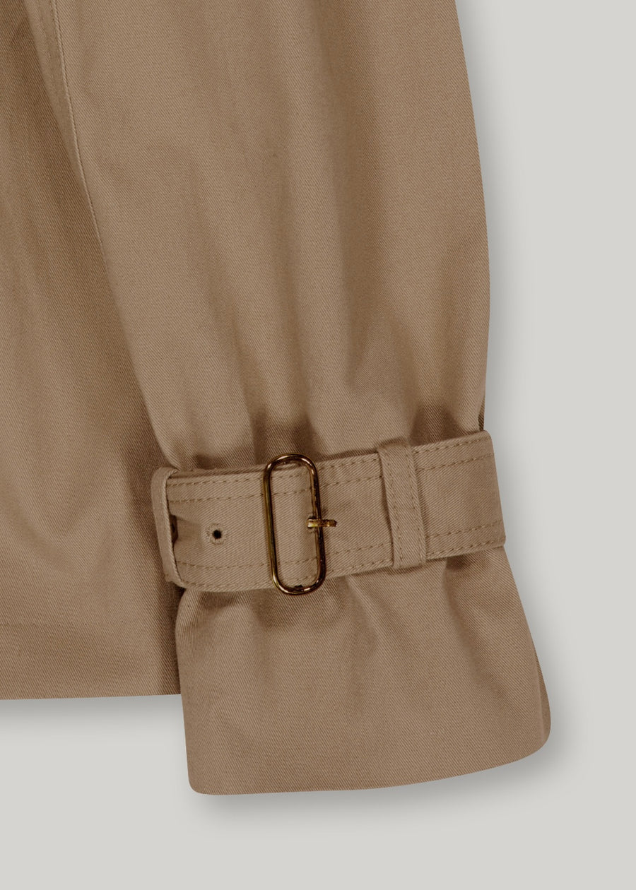 ELBORN | Levell Short Trench (Beige) Expected ship to 10/31/2025