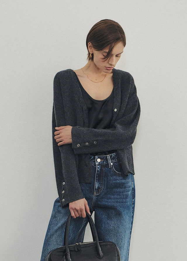 ELBORN | Apollo Wide Denim Pants (Dark Blue)