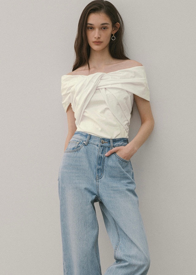 ELBORN | Vale Straight Denim Pants (Blue)