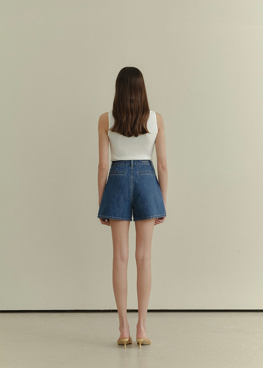 ELBORN | Eliana Denim Shorts (Blue)