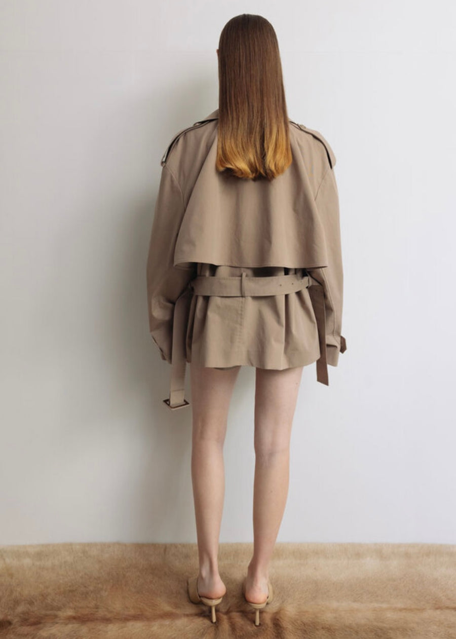 LEHA | Rosie Double Breasted Trench Jacket (Beige) Expected ship to 05/09/205