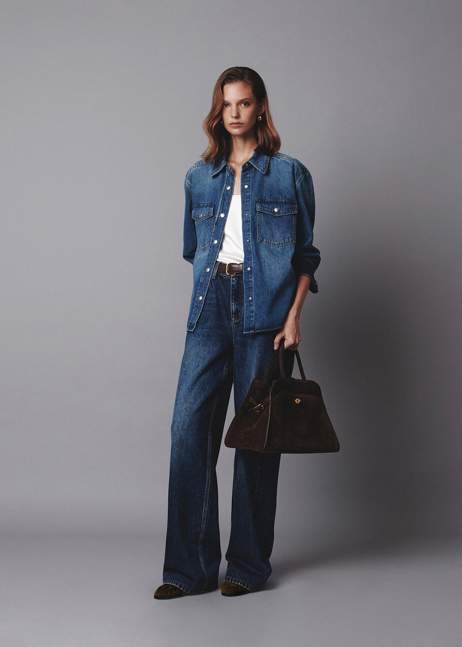 ELBORN | Claude Denim Shirt (Blue)