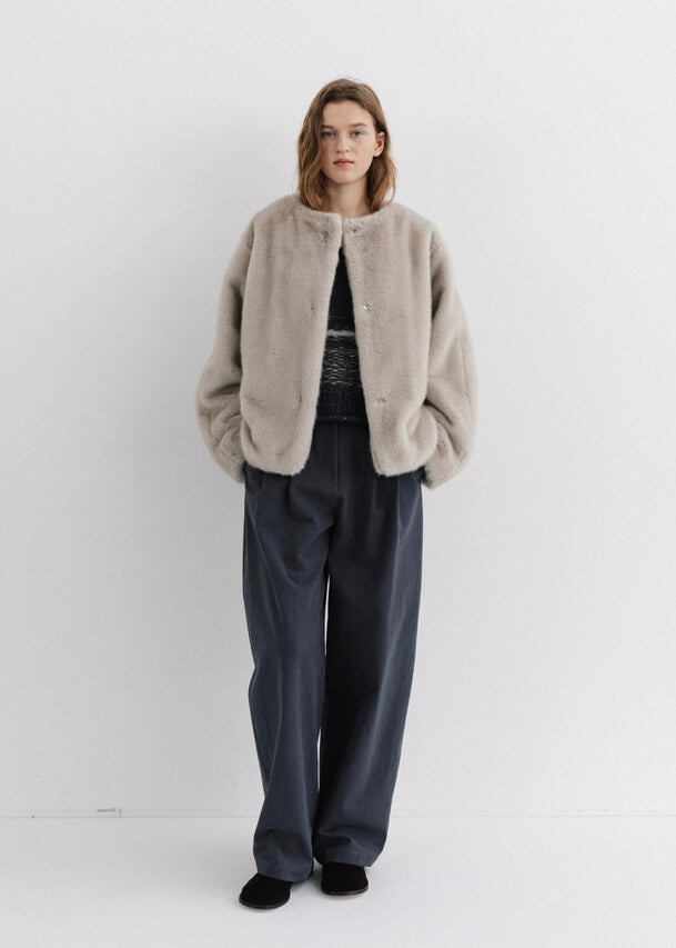 MOIA | 2Way Fur Coat (Still Gray) Expected ship to 12/12/2025