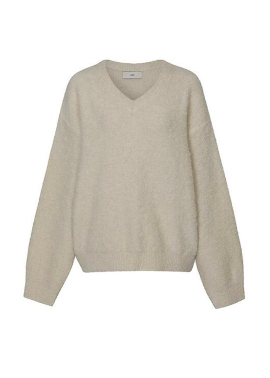 LEHA |  Allen Boucle Sweater (Ivory)