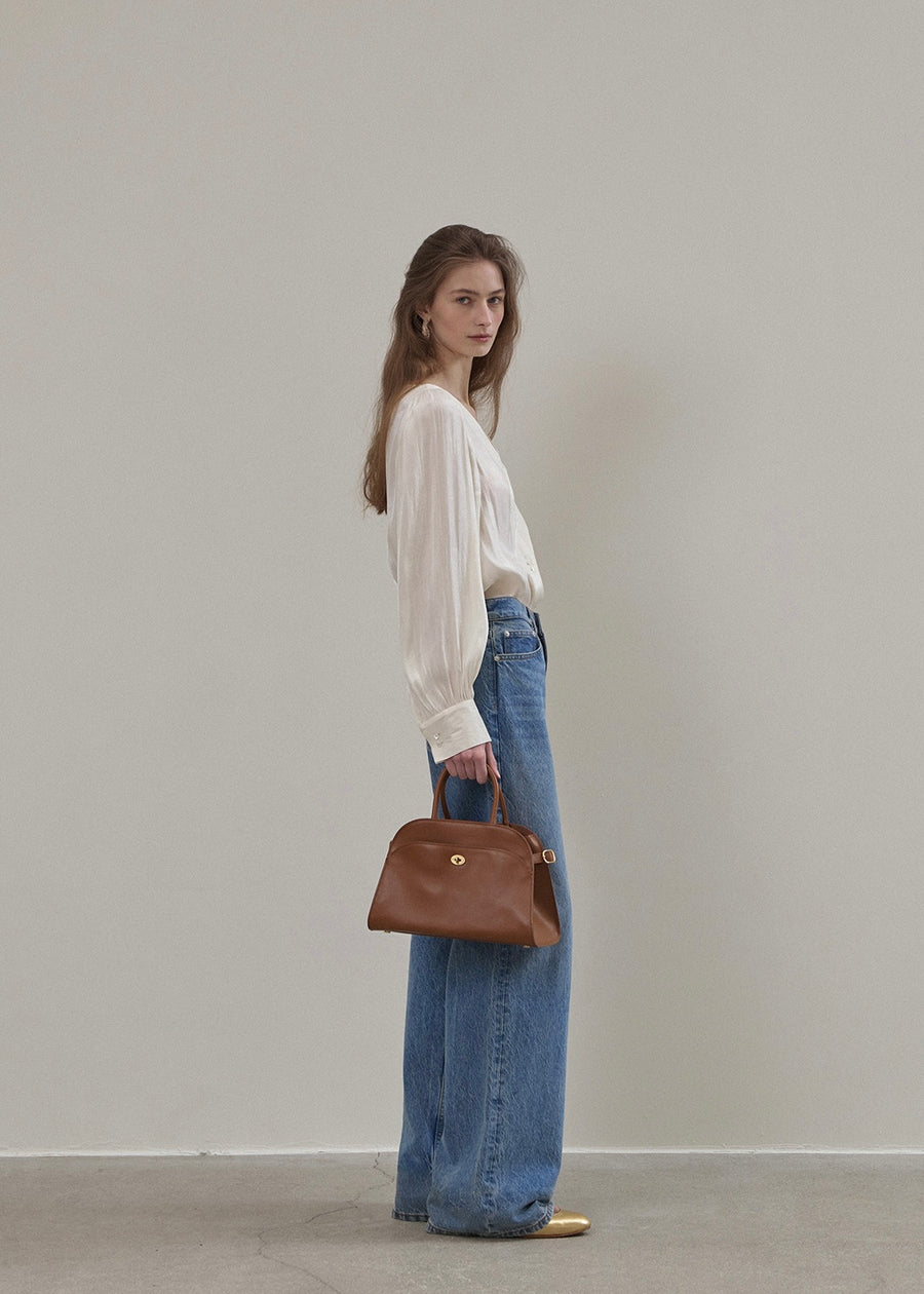 ELBORN | Momet Leather Mini Bag (Camel)