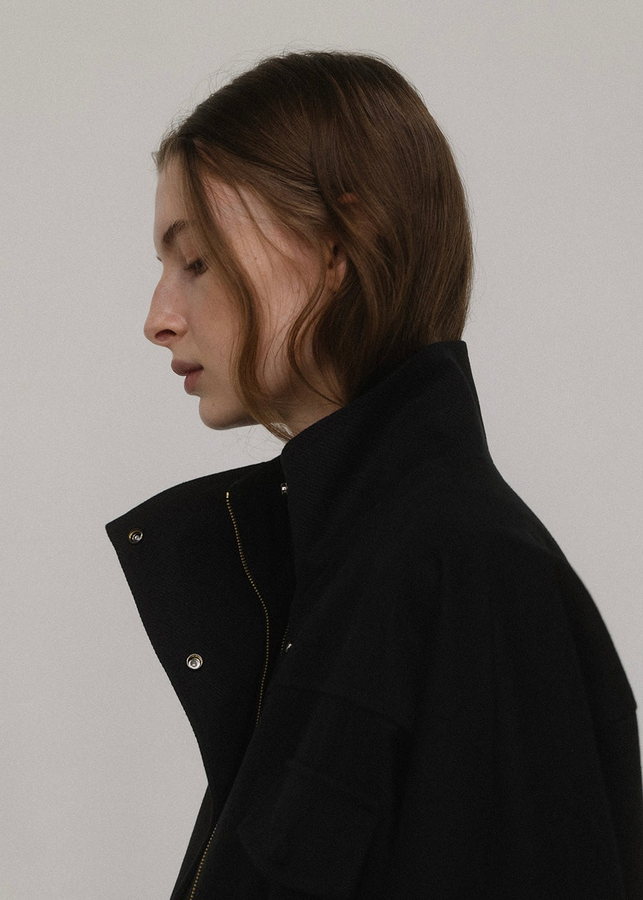ELBORN | Hilda Cotton Safari Jacket (Black)