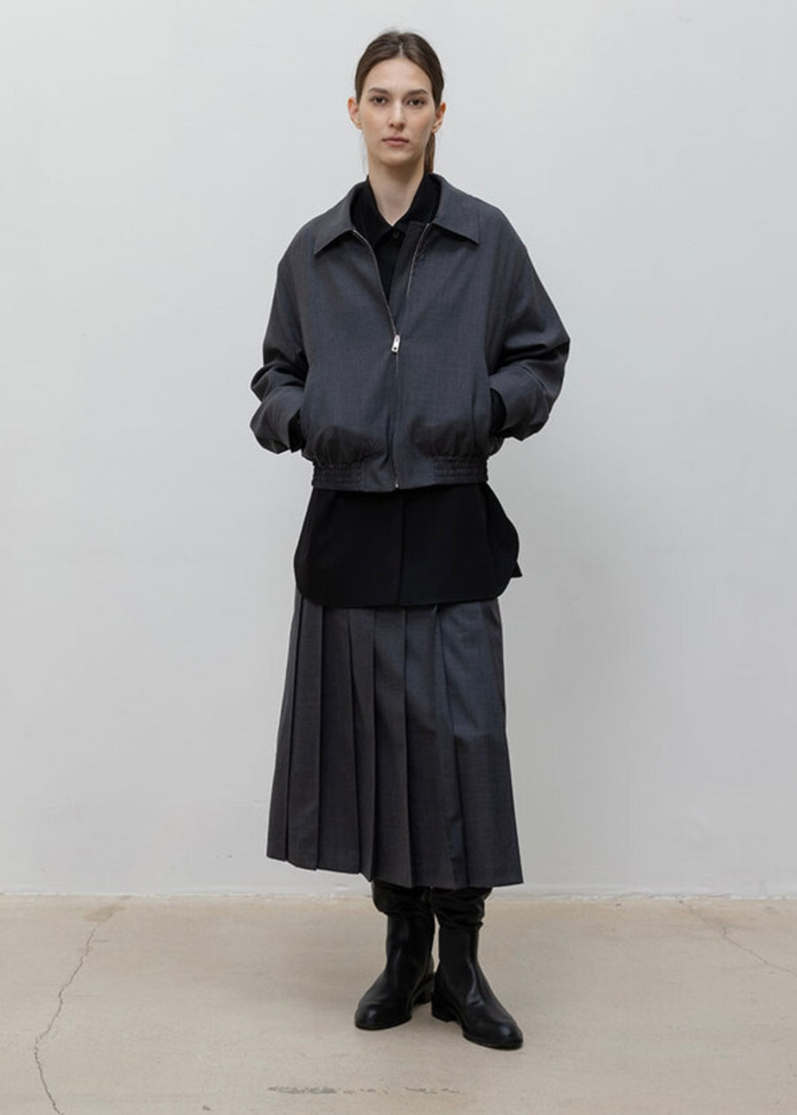 LEHA | Vato Pleated Skirt (Dark Grey) Expected ship to 12/05/2022