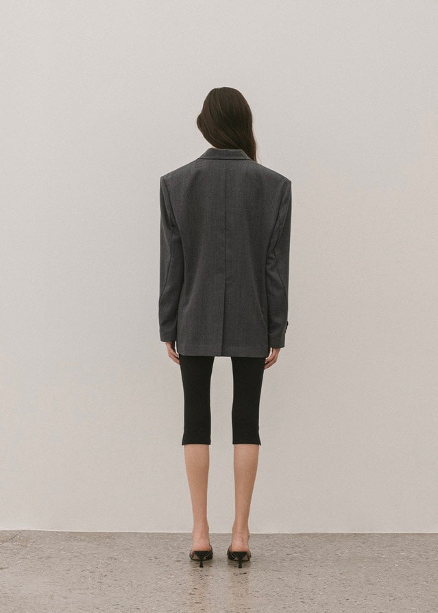 ELBORN | Marly Wool Single Jacket (Charcoal)