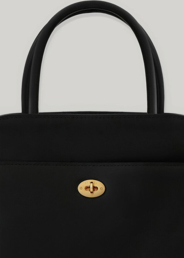 [4TH] ELBORN | Momet Leather Tote Bag (Black Leather) Expected ship to 05/19/2025