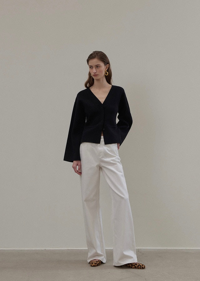 [2nd] ELBORN | Apollo Wide Denim Pants (White) Expected ship to 05/16/2025)
