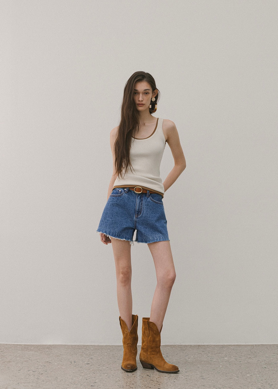 ELBORN | Tobin Classic Denim Shorts (Blue)