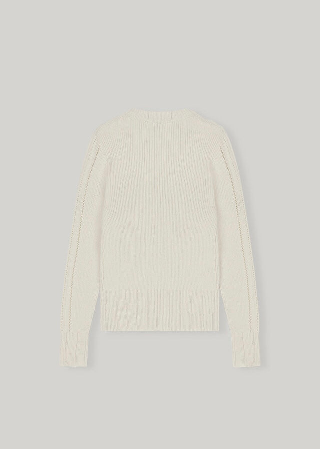 Elborn | Sage Knit Cardigan (Ivory)
