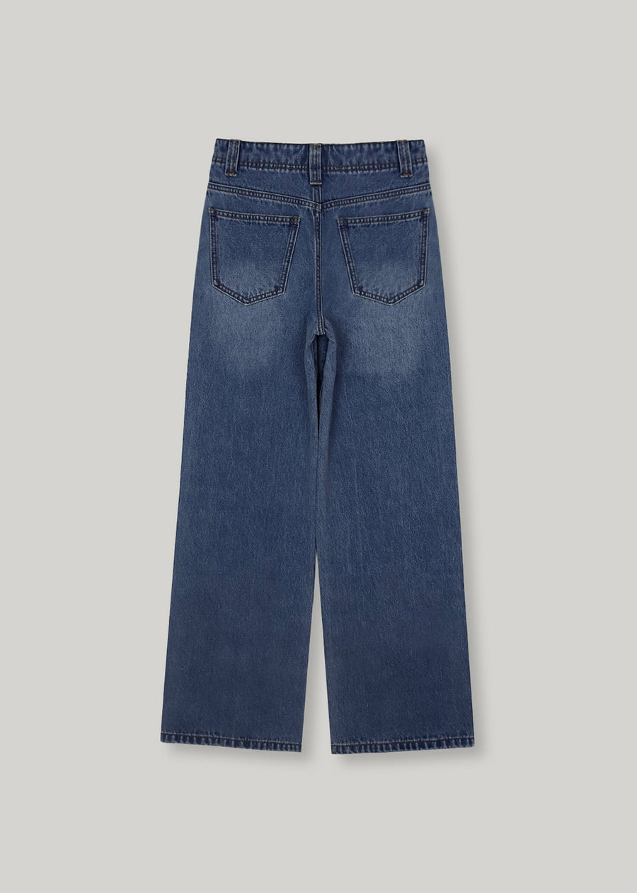 ELBORN | Leah Slim Wide Jeans (Deep blue) Expected ship to 11/21/2025