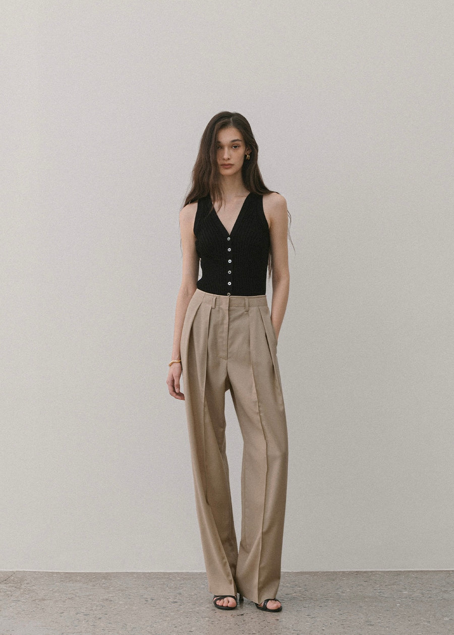 ELBORN | Marin Knit Vest Top (Black)