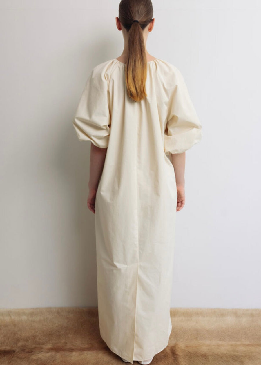 LEHA | Hart  Gathered Dress (Ecru)