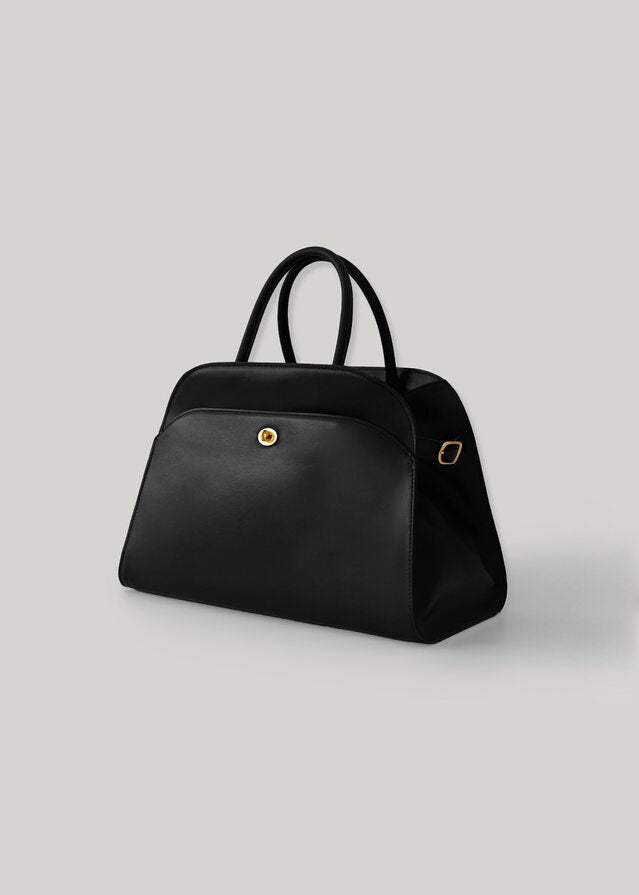[4TH] ELBORN | Momet Leather Tote Bag (Black Leather) Expected ship to 05/19/2025