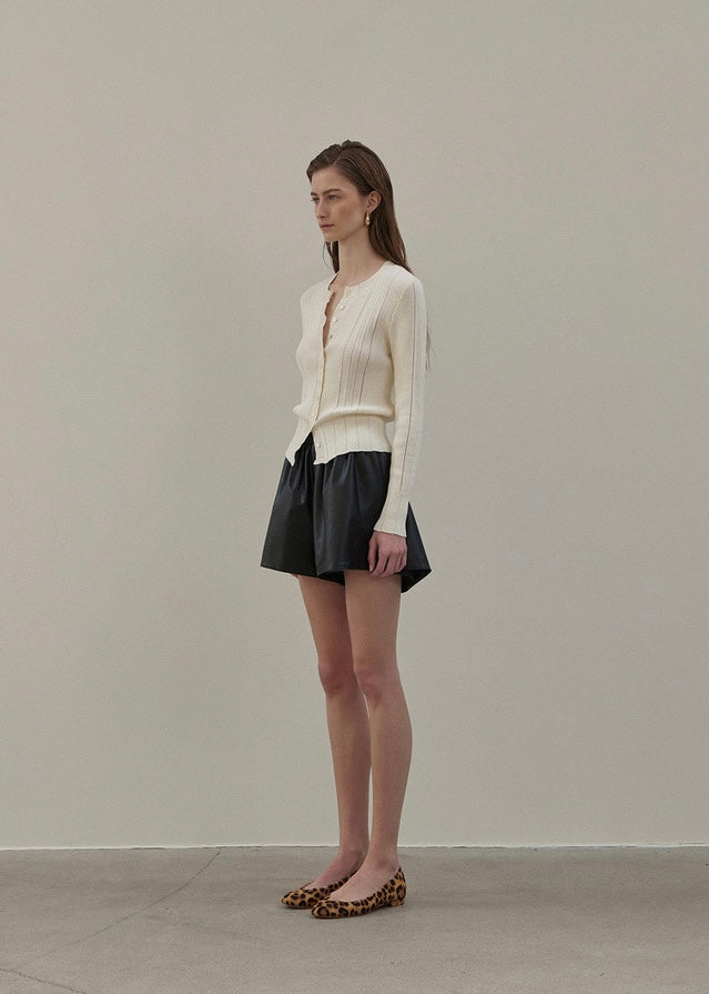 ELBORN | Cozel Leather Shorts (Black)
