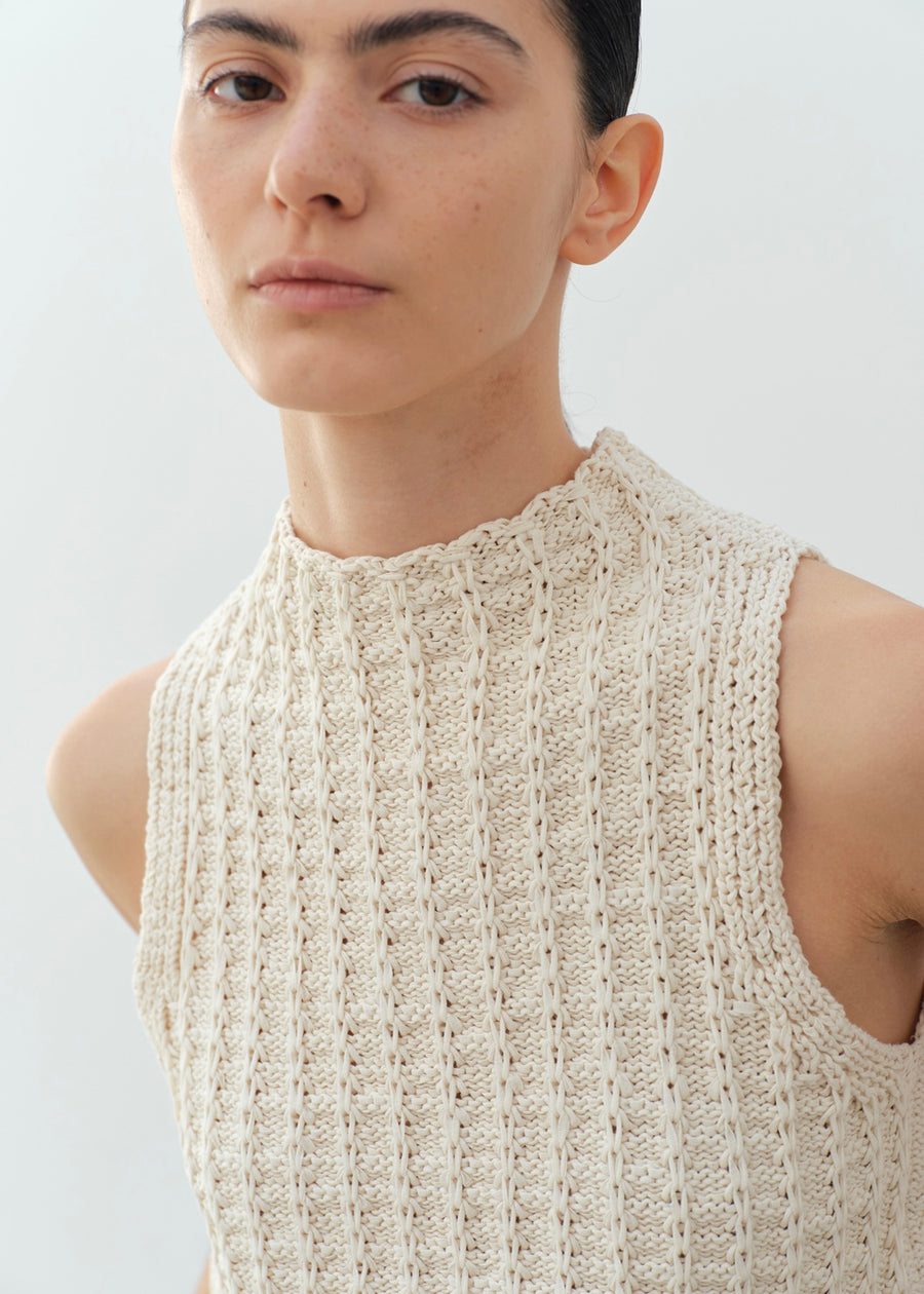 MOIA | Patio Knit Top (Ivory)
