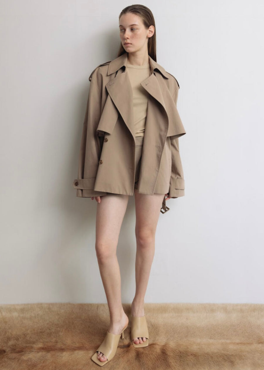 LEHA | Rosie Double Breasted Trench Jacket (Beige) Expected ship to 05/09/205