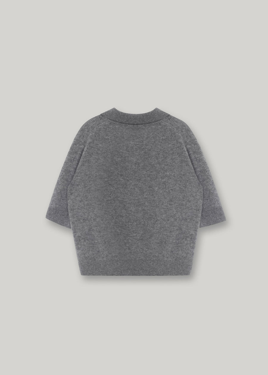 Elborn | Eti Cashmere Sweater (Grey)