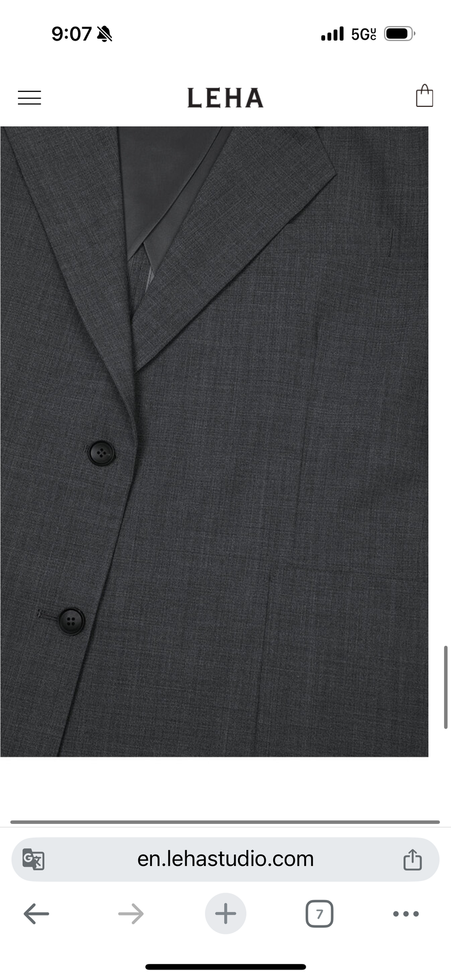 LEHA |  Harvey Oversized Short  Sleeve Blazer