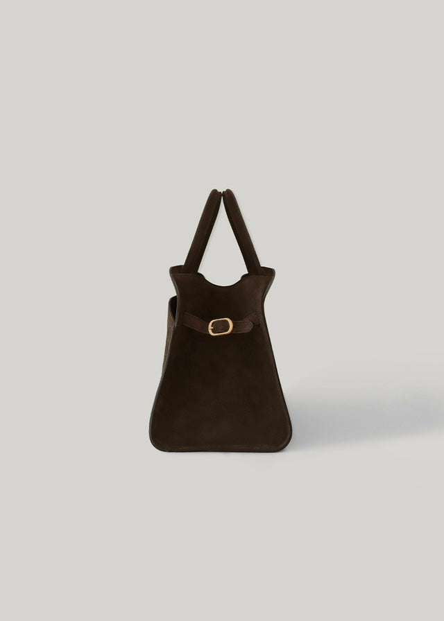 ELBORN | Momet Suede Mini Bag (Brown Suede) Expected ship to 10/17/2025