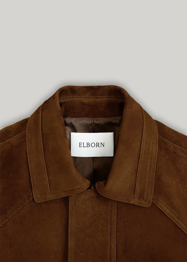 ELBORN | Lumen Suede Jacket (Brown)