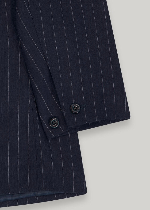 ELBORN | Diamo Linen Jacket (Navy Stripe) Expected ship to 05/30/2025