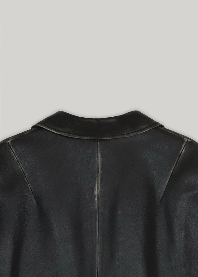 [2ND] ELBORN | [LIMITED] Carmen Leather Jacket (Black) Expected to ship 9/13/2024