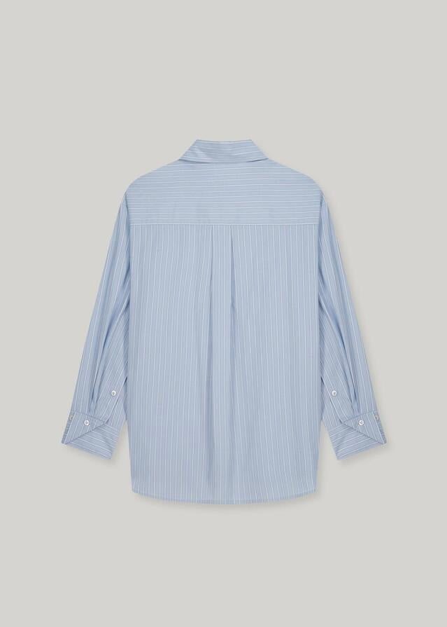 Elborn | Baron Over-Sized Shirt (Blue)
