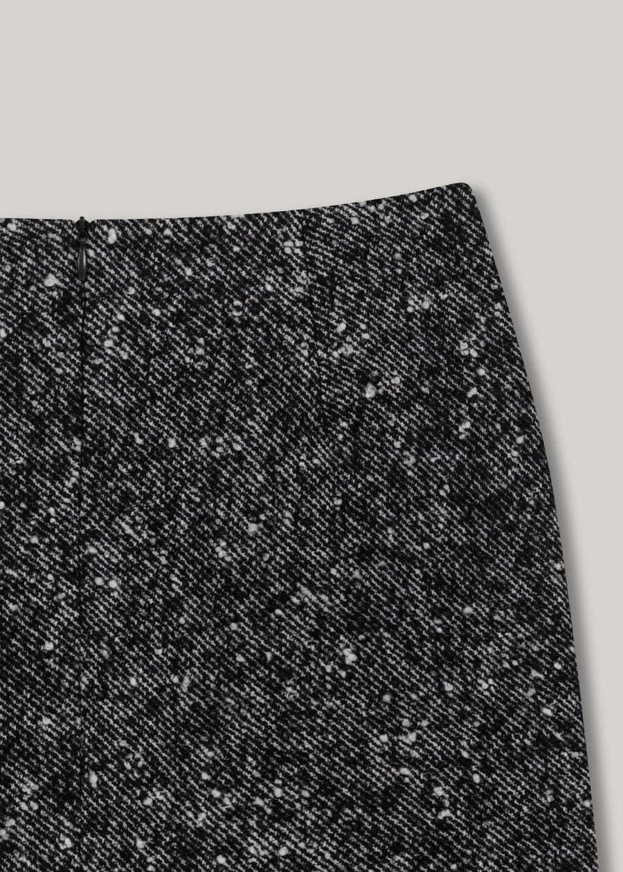 ELBORN | Itzel Wool Mini Skirt (Black)