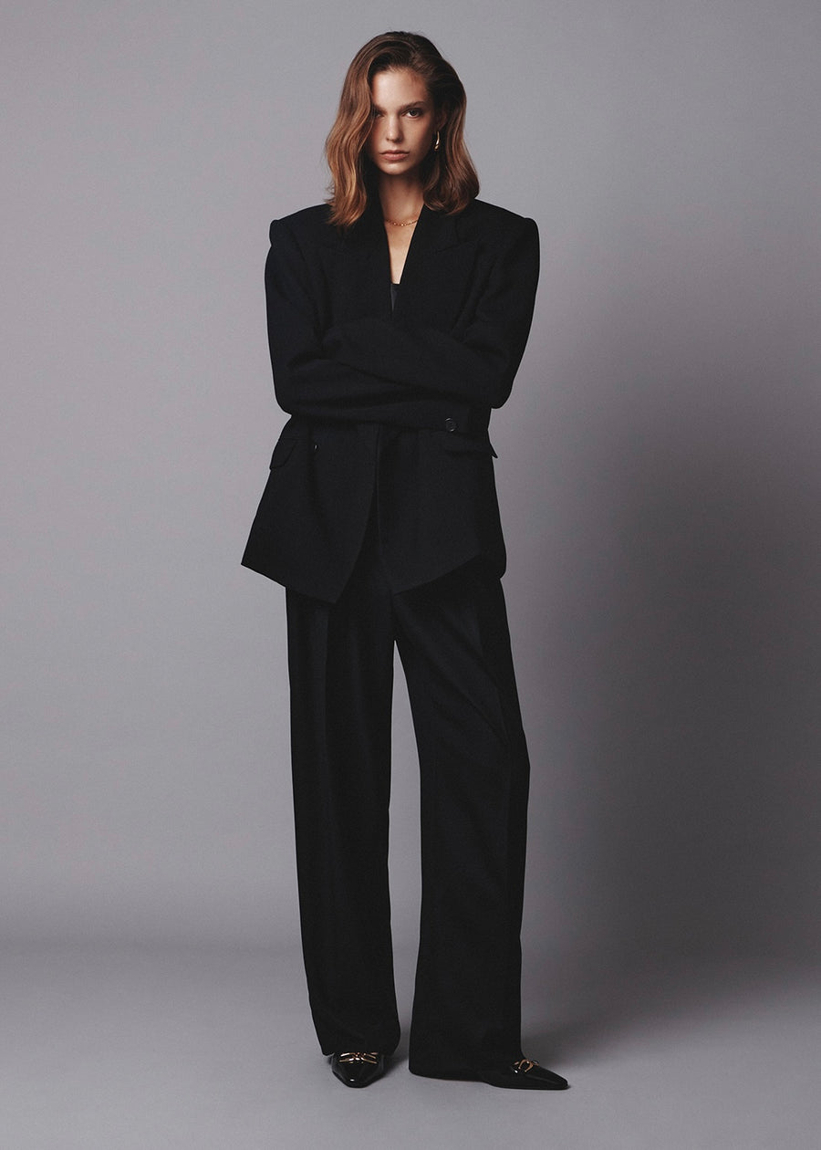 [PRE-ORDER] ELBORN | Eden Wool Double Jacket (Black) Expected ship to 10/10/2025