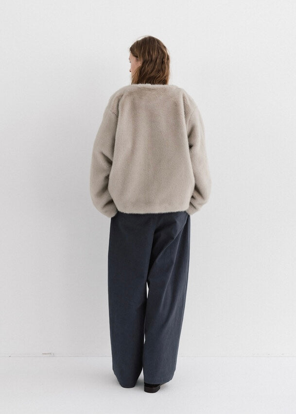 MOIA | 2Way Fur Coat (Still Gray) Expected ship to 12/12/2025