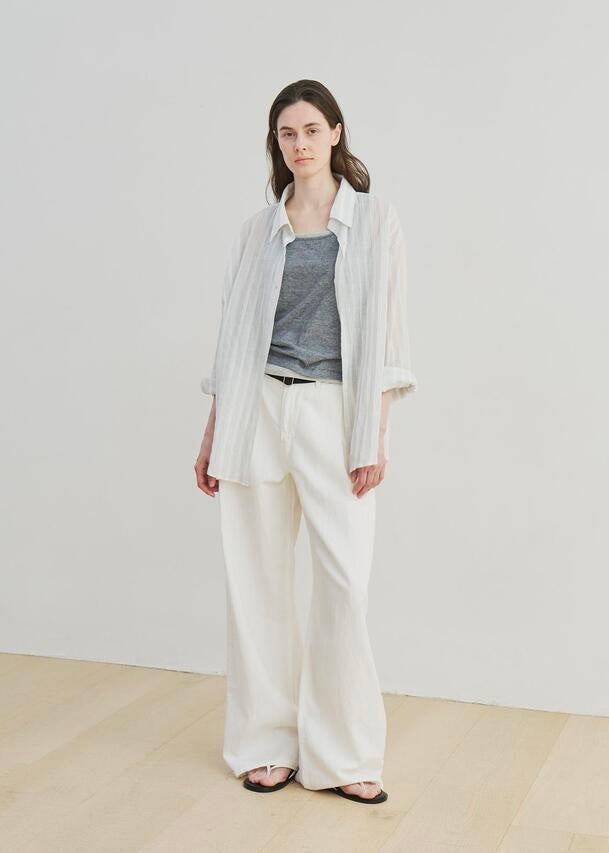 MOIA  | Linen Dyed Denim (White)