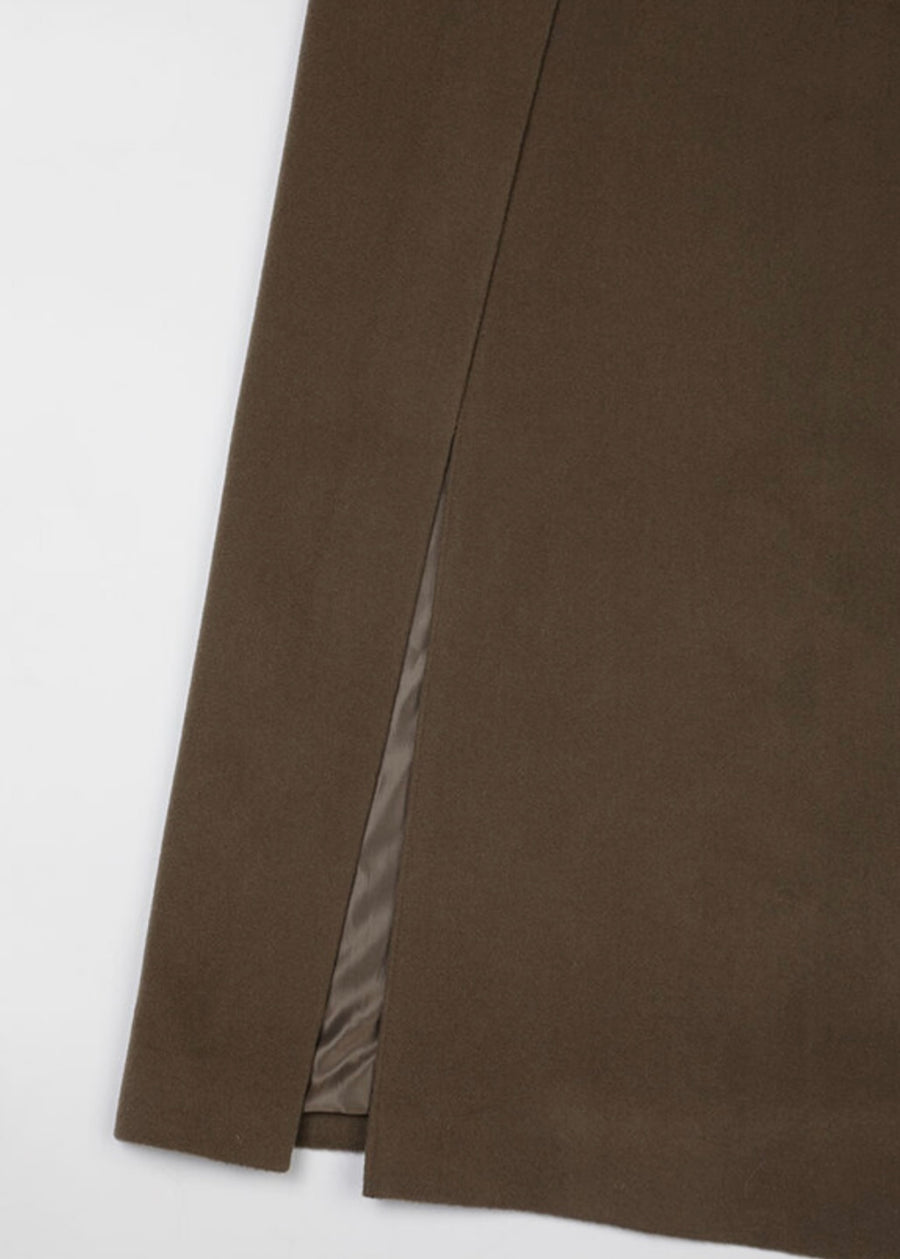 LEHA |  Colmar Wool - Cashmere Blended Coat (Brown) Expected ship to 12/12/2025