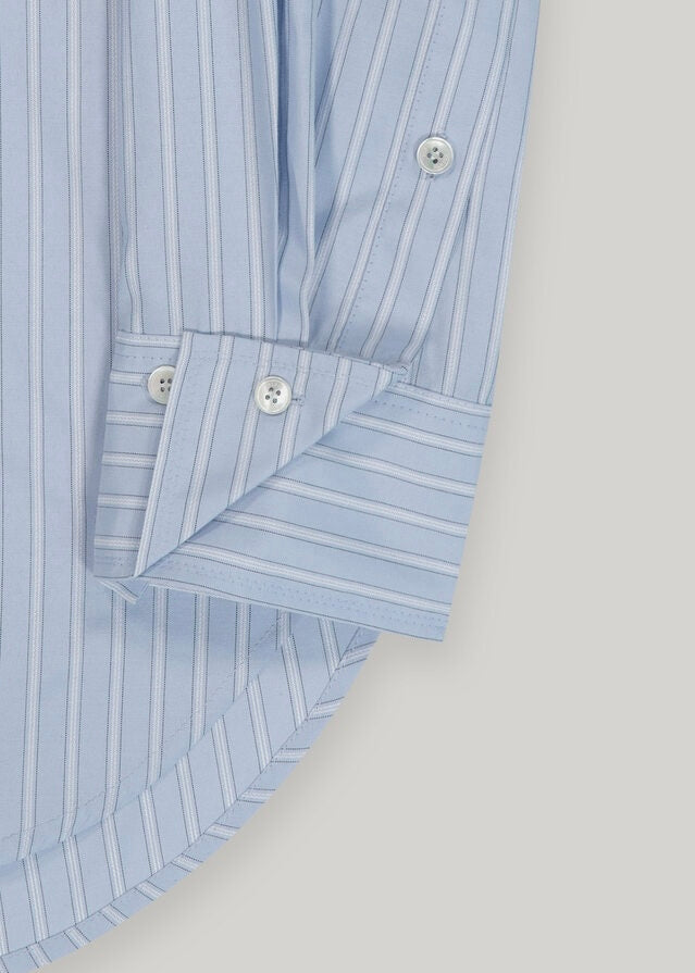 Elborn | Baron Over-Sized Shirt (Blue)