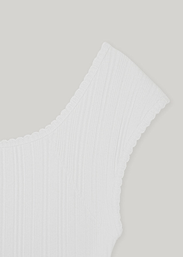 ELBORN | Hazel Pajama Ribbed T-shirt (Ivory)