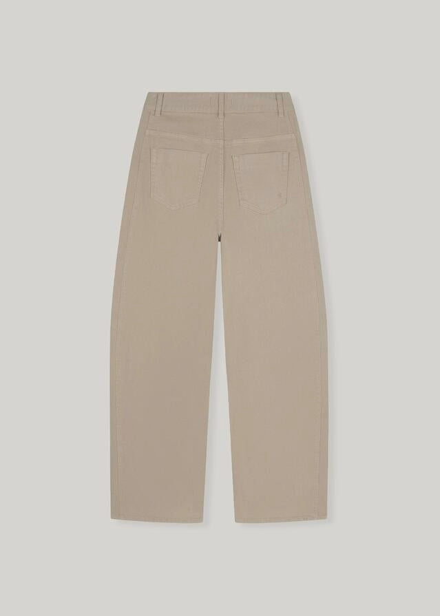 Elborn | Thor Side Denim Pants (Beige)