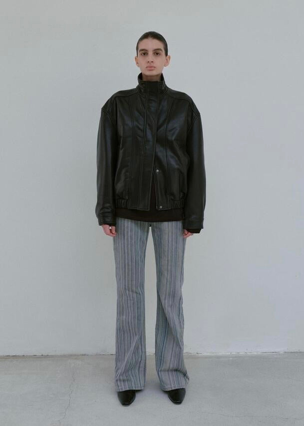 MOIA | Leather Jumper (Black)