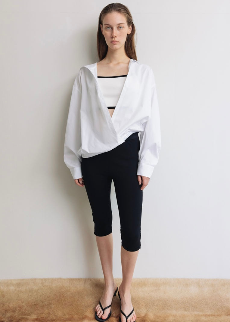 LEHA |  Alton Cotton  Hooded Shirts (White) Expected ship to 06/13/2025