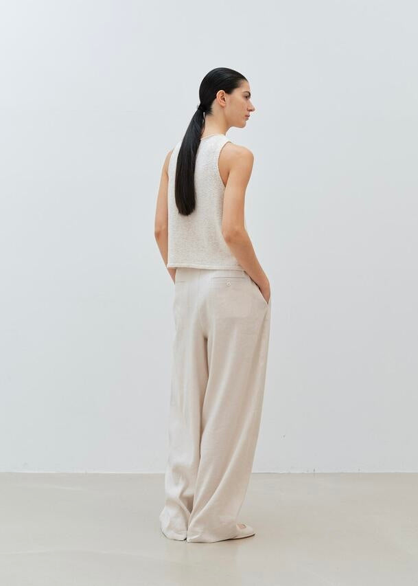 MOIA | Viscose Linen Pants (Ecru)