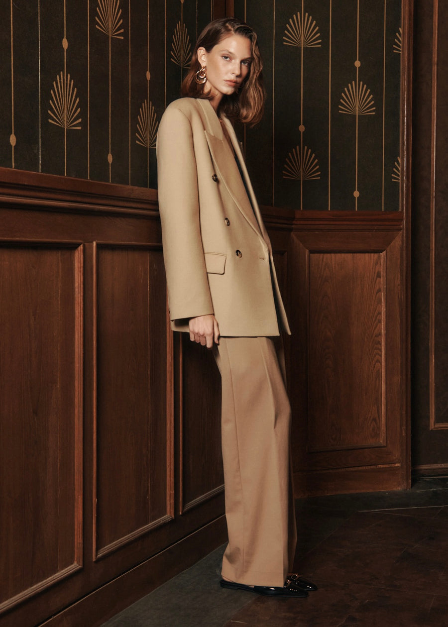[PRE-ORDER] ELBORN | Eden Wool Double Jacket (Beige) Expected ship to 10/10/2025