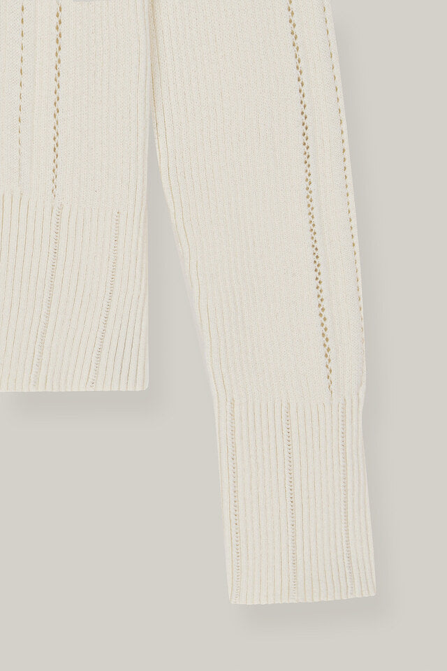 Elborn | Sage Knit Cardigan (Ivory)