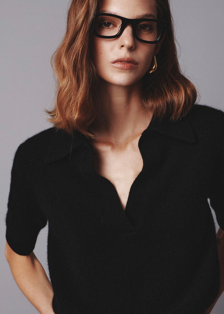 Elborn | Eti Cashmere Sweater (Black)