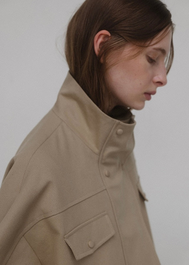 ELBORN | Hilda Cotton Safari Jacket (Beige)